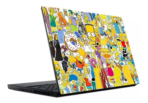 Set 50 Estampas Los Simpsons - Bart Homero Calcomanias