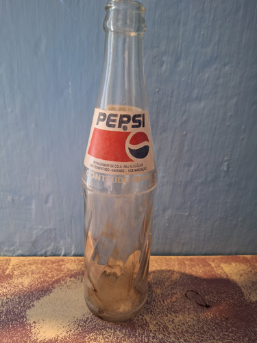 Botella De Refresco Pepsi Cola Ml 284 Industria Brasil 