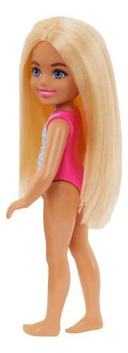 Chelsea Barbie Pequeña Con Traje De Baño Playero