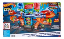 Comprar Pista Hot Whells City Lavado De Vehículos Megatorre