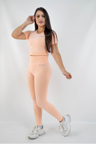 Conjunto Deportivo Mujer Para Gym Hurlintong Fitness 30582