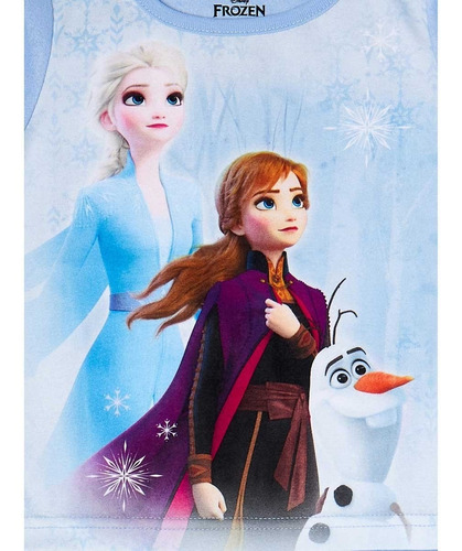 Imagen 4 de 4 de Pijama Térmica Frozen Disney Original Niña 5t (4 A 6 Años)