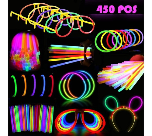 Imagen 1 de 3 de Combo Para 40 Personas Neon Fiesta Hora Loca