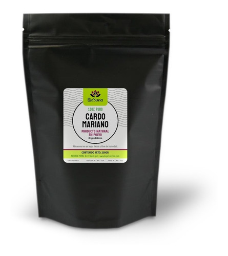 Cardo Mariano En Polvo (250gr) - Producto Natural 100% Puro