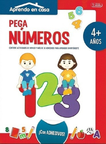 Pega Numeros - Aprendo En Casa, De Guadal. Editorial Saldaña, Tapa Blanda En Español