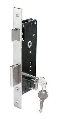 Cerradura De Embutir Puertas Metalicas 35mm + Cilindro