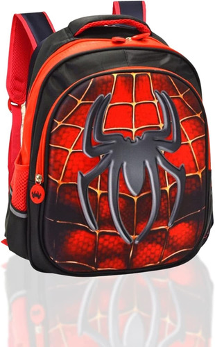 Morral Colegial De Niños 3d Spiderman 