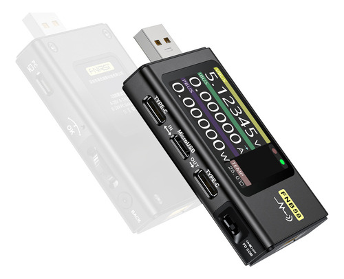 Voltímetro Digital Portátil, Amperímetro, Probador Usb Tipo