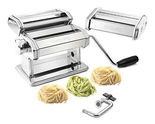 Máquina Pasta Maker (177) Por Cucina Pro - Heavy Duty Steel 