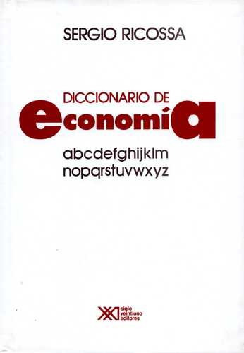 Libro Diccionario De Economía