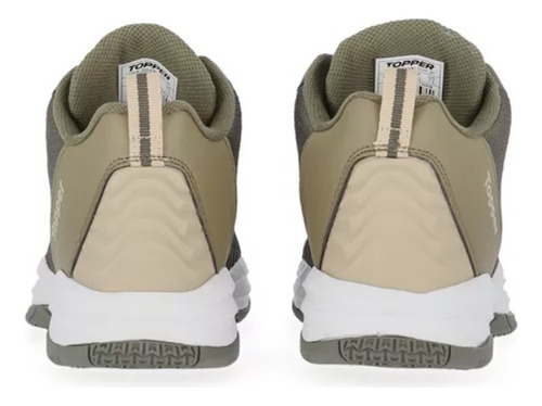 Zapatillas Topper Candun Oliva/beige Abc Dep