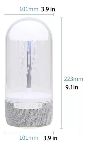 Para Altavoz Bluetooth Medusa Luz Colorida Audio Ritmo