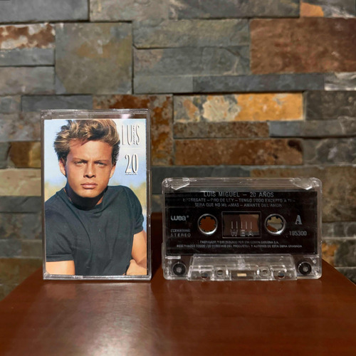 Cassette Luis Miguel  20 Años (ed. 1990 Chi)