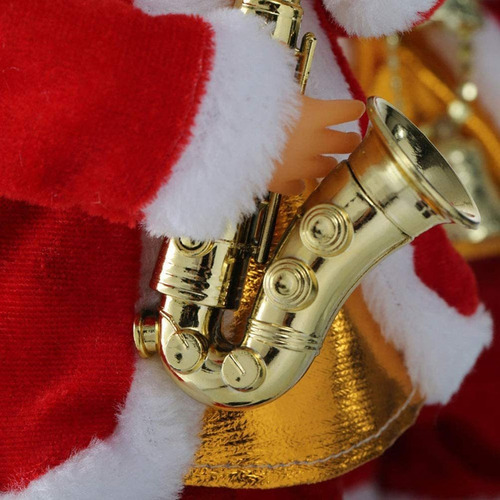 Mz Papá Noel Cantando Decoración Musical De Juguete Navideño