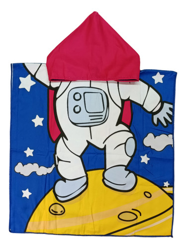 Toalla Para Niños Traje De Baño Con Estampado Astronauta