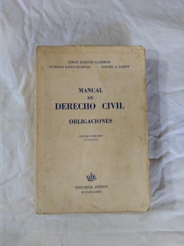 Manual Derecho Civil Obligaciones - Llambías