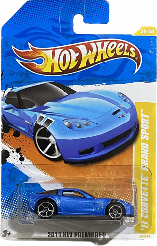 Hot Wheels 11 Corvette Grand Sport Azul Hw Premiere | 2011