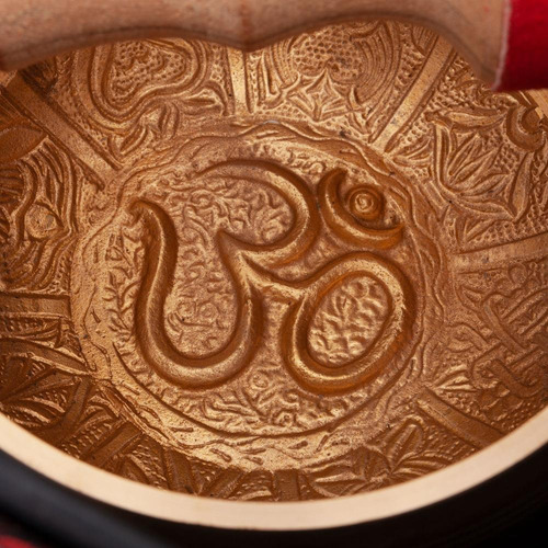 Yogateria Orin Sino Tigela Tibetana Om 7 Metais 15cm