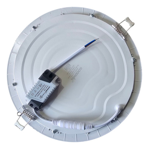 Lampara Panel Led 18w Empotrable Plafon 22cm Completa Spot