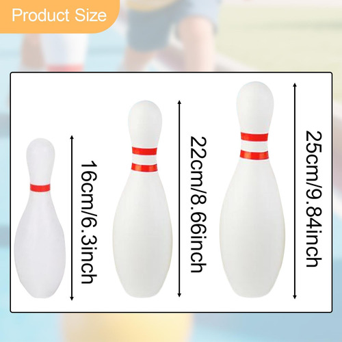 Juego De Bolos Para Niños Juguetes De Bolos Al Aire 16 Cm