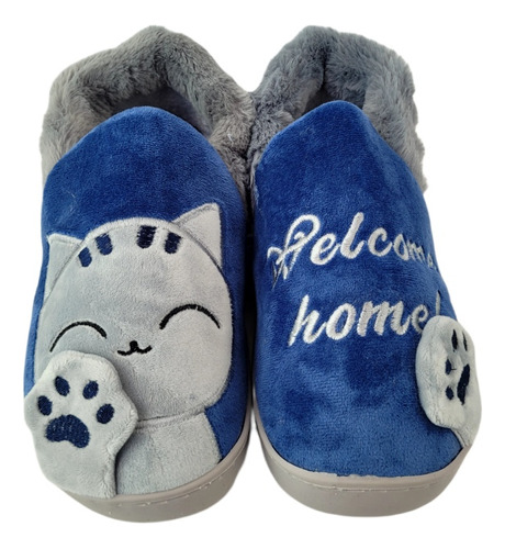 Gato Pantuflas Babuchas Cerradas. Envío Rápido 