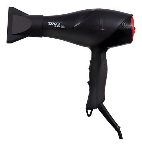 Secador De Cabelos Taiff Black Íon 2000w Cor Preto
