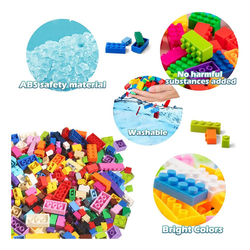 Bloques De Construcción Clásicos Básicos A Granel Para Niños