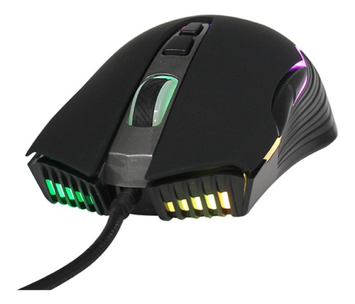 Mouse Gamer Usb Ace 8 Botones Led Rgb 7200dpi Diseño Lujo