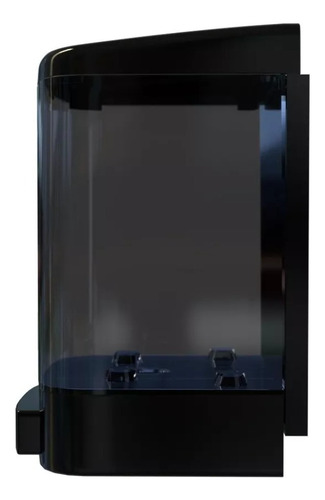 Set 10 Dispensador Jabon Oval Rellenable 1 Litro Color Negro