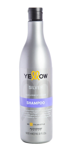 Yellow Shampoo Silver Rubios Grises Mechas Blancos Local