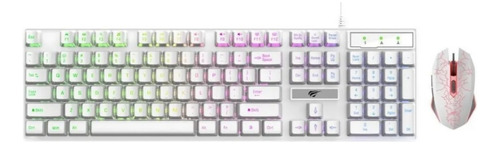 Combo Gamer Havit Teclado Y Mouse Hv-kb101cm White Español