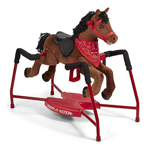 Radio Flyer Chestnut Plush Interactive Riding Horse.