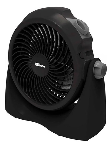 Turbo Ventilador 10 Pulgada Cabezal Reclinable Negro Liliana