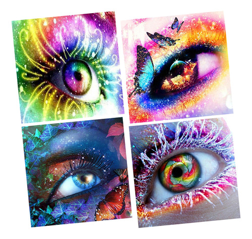 Diy Pintura Rhinestone Ojo Pintura Kits Para La Una