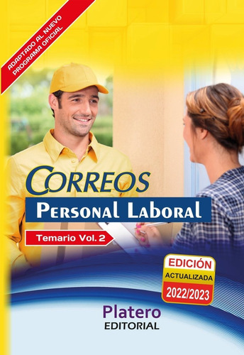 Libro Personal Laboral De Correos. Temario. Volumen Ii - ...