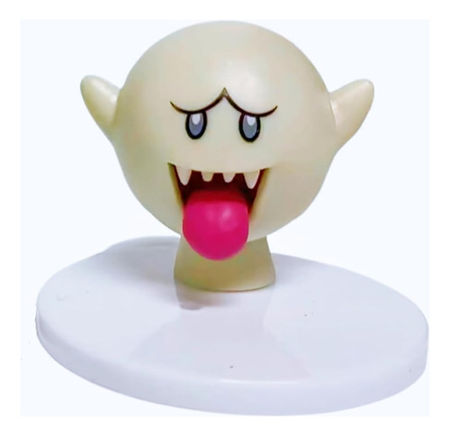 Figuras Boda Peach, Super Mario, Bowser Y Boo 9cm Alto