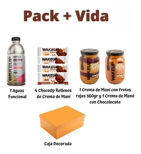 Pack + Vida / Crema De Maní Wakeup 