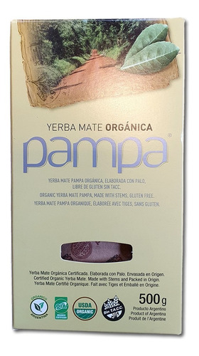 Yerba Mate Pampa Orgánica 500gr