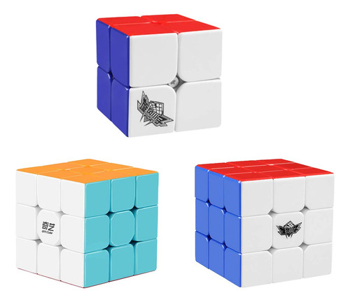 Juego De 3 Cubos De Velocidad Cyclone Boys 2x2 Y Qiyi 3x3 Mm