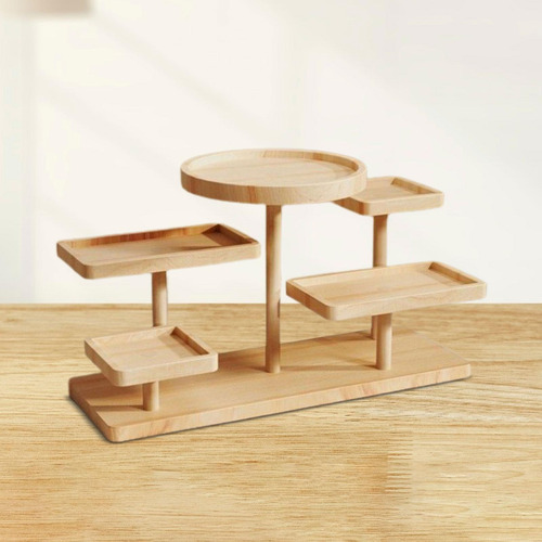Estante De Madera Para Exhibir Accesorios Y 30x13,5x23cm