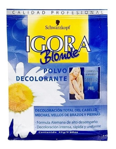 Igora Blonde Polvo Decolorante - g a $220 Tono polvo Decolorante