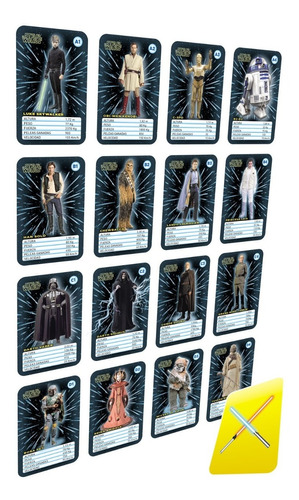 Cartas Star Wars Edition Unica - Vader Luke Sw