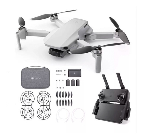 Imagen 5 de 6 de Mini drone DJI Mavic Mini DRDJI014 Fly More Combo con cámara 2.7K gris 3 baterías