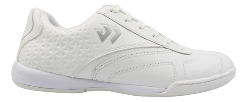 Zapatillas Walon Para Futsal En Cuero Blanco