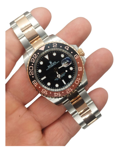 Reloj Compatible Con No Rolex Gmt Rootbeer (Reacondicionado)