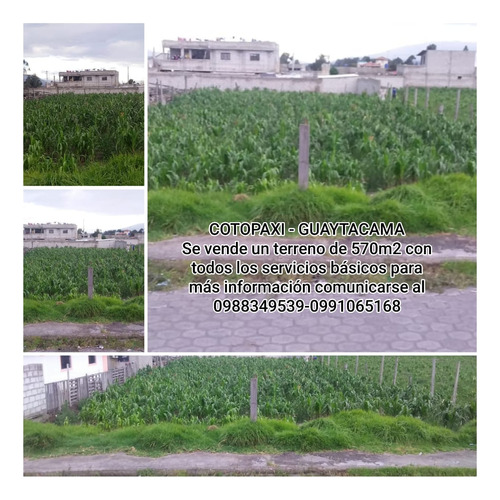 Venta De Terreno En Guaytacama-latacunga