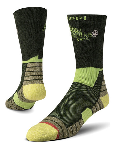 Calcetin Hombre Lippi Trekking Warm Socks Verde V20