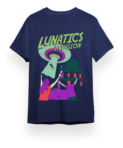 Remera Lunatics Invasion - Alien - Lunatics Brotherhood ®