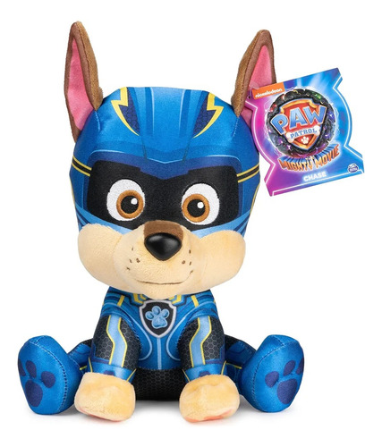 Paw Patrol Peluche De La Super Pelicula Varios Modelos. Color Chase/azul