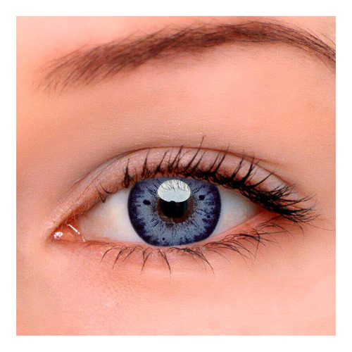 Pupilentes Azules Efecto Natural Lentes De Contacto 1 Año St